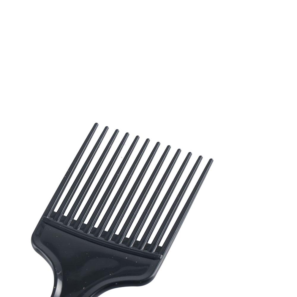 Afro Pick Comb - Curly Afro Plastic Fork Hairbrush Black