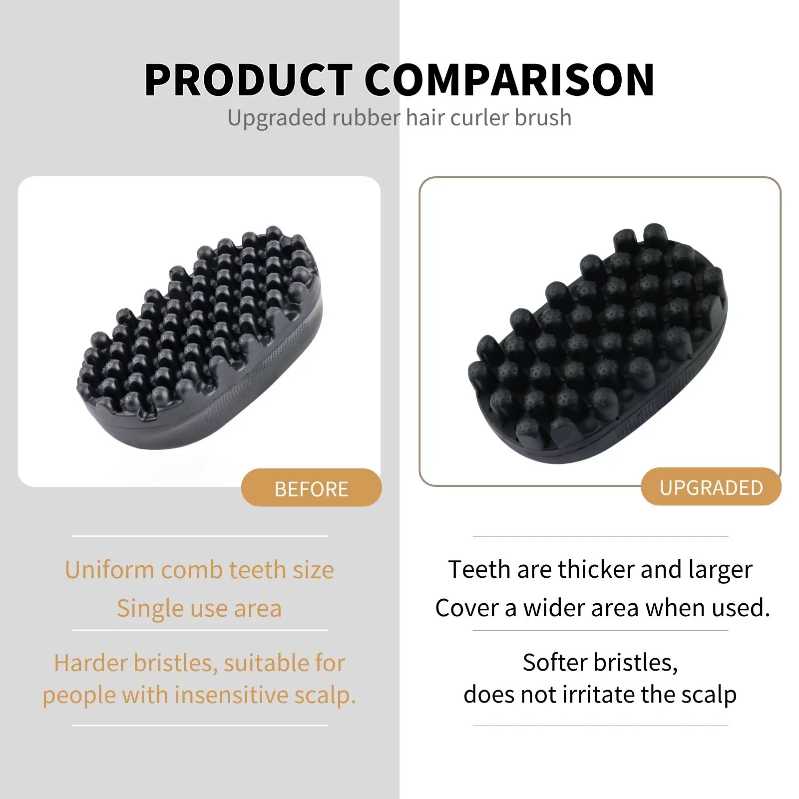 NEW Nonslip Rubber Curling Bru - đánh giá và giá Afro Pick Comb