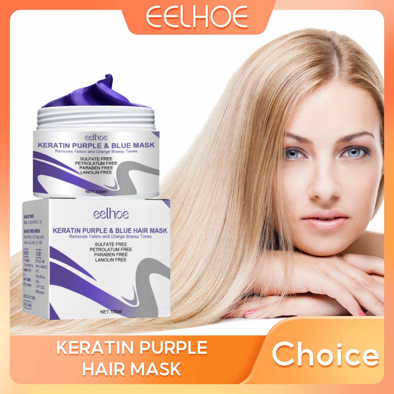 Straightening Hair Mask Kerati - đánh giá và giá Hair Care Normal