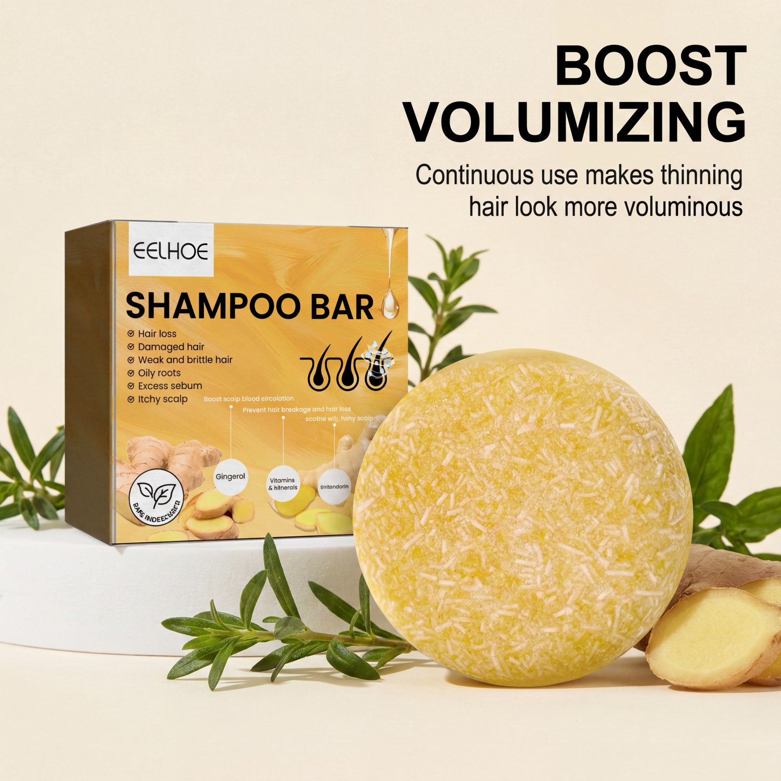 1Pcs Shampoo Bar Ginger Hair C - đánh giá và giá Hair Care Pantene