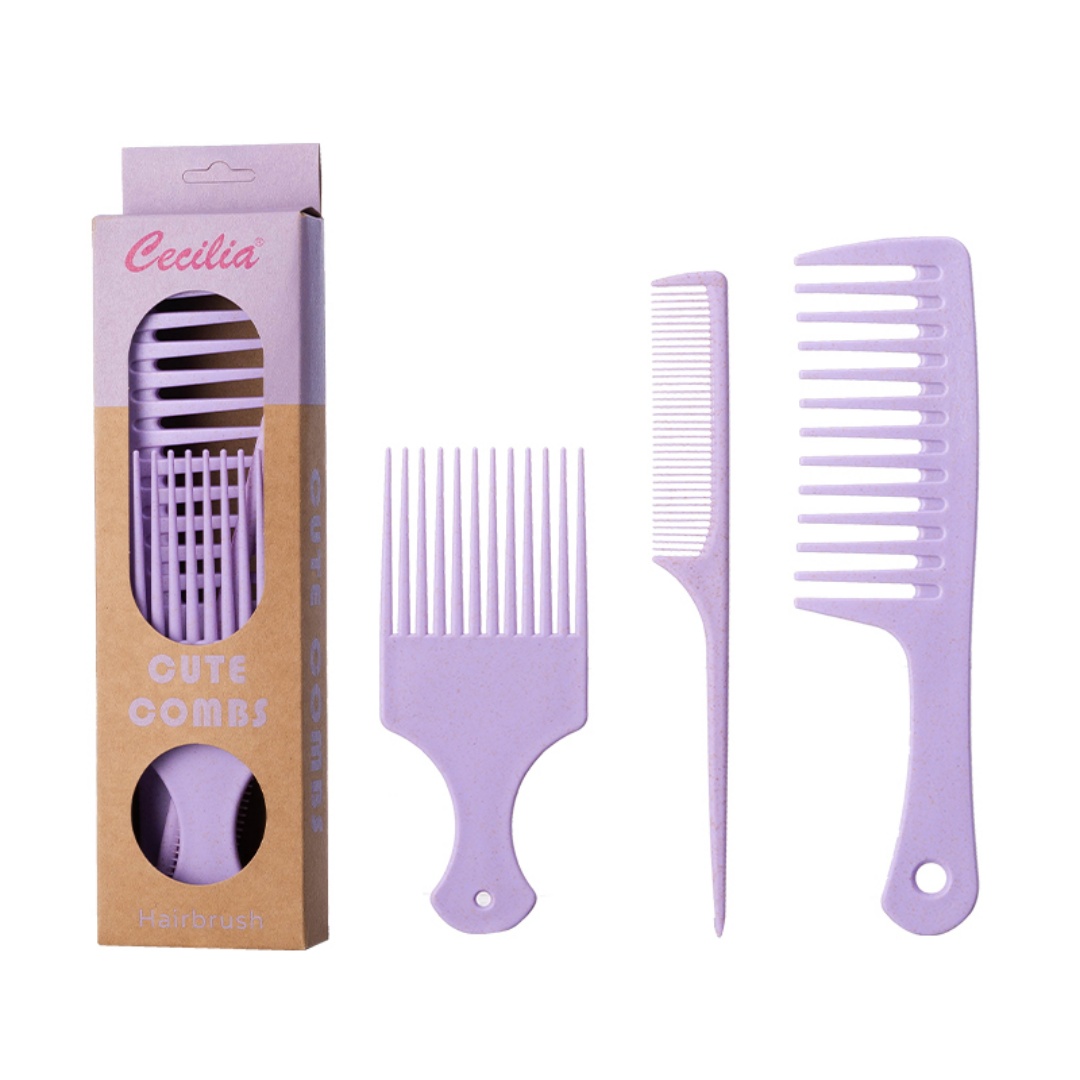 3 Pack Hair Combs Set, Wheat S - đánh giá và giá Afro Pick Comb