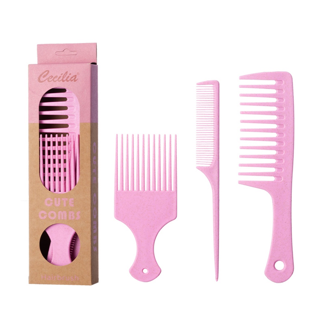 3 Pack Hair Combs Set, Wheat S - đánh giá và giá Afro Pick Comb