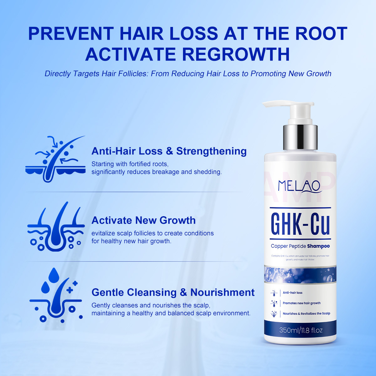 350ml GHK-Cu Copper Peptide Ha - đánh giá và giá Hair Care Basic