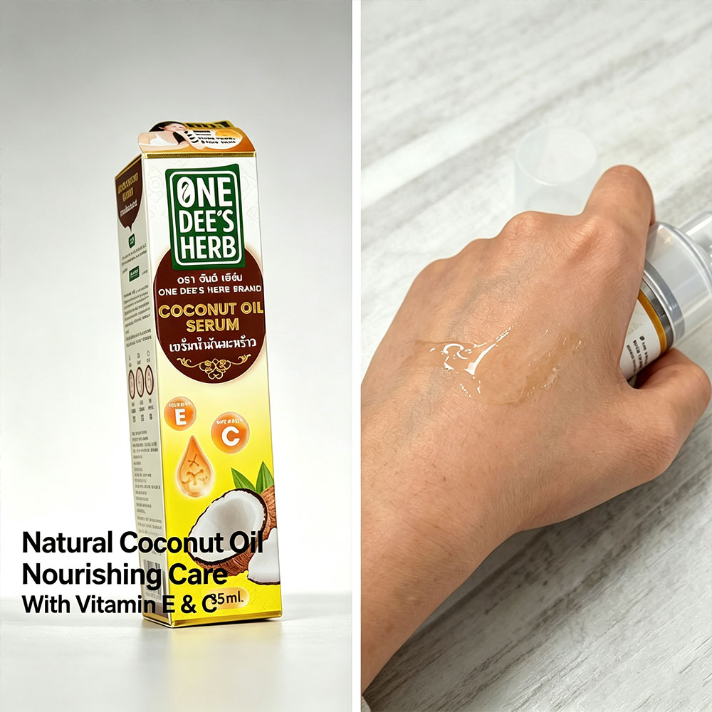 Thailand One Dee's Herb Coconu - đánh giá và giá Hair Care Vitamin E