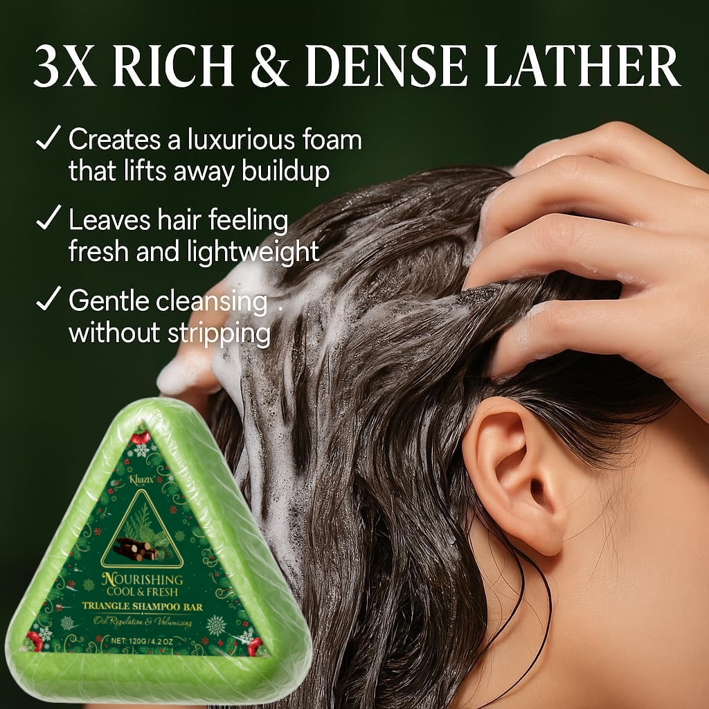 Green Triangle Soap Shampoo Ba - đánh giá và giá Hair Care Pantene